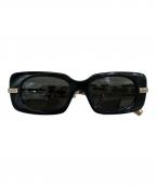 AMBUSHアンブッシュ）の古着「A CHAIN SUNGLASSES　12115068」｜ブラック×ゴールド