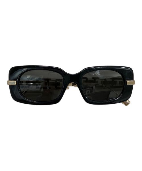 AMBUSH（アンブッシュ）AMBUSH (アンブッシュ) A CHAIN SUNGLASSES　12115068 ブラック×ゴールド サイズ:51口19-145の古着・服飾アイテム