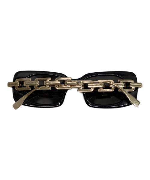 AMBUSH（アンブッシュ）AMBUSH (アンブッシュ) A CHAIN SUNGLASSES　12115068 ブラック×ゴールド サイズ:51口19-145の古着・服飾アイテム