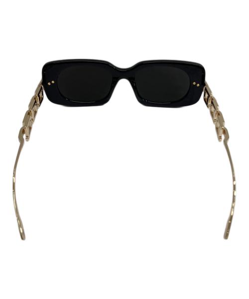 AMBUSH（アンブッシュ）AMBUSH (アンブッシュ) A CHAIN SUNGLASSES　12115068 ブラック×ゴールド サイズ:51口19-145の古着・服飾アイテム