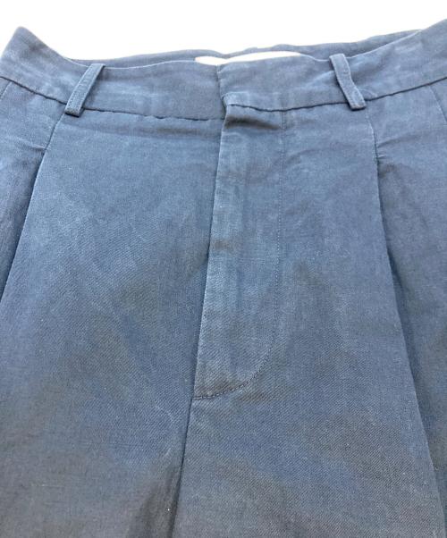 MARNI（マルニ）MARNI (マルニ) クロップドワイドパンツ ネイビー サイズ:SIZE36の古着・服飾アイテム