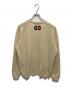 GUCCI (グッチ) ダブルG Vネック ケーブル ニット 545684 ベージュ サイズ:XL：18000円