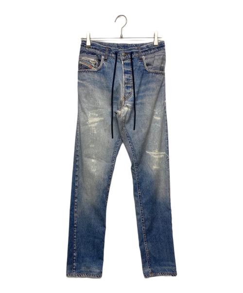 DIESEL（ディーゼル）DIESEL (ディーゼル) 転写プリントデニムパンツ　D-KROOLEY-B インディゴ サイズ:SIZE30の古着・服飾アイテム