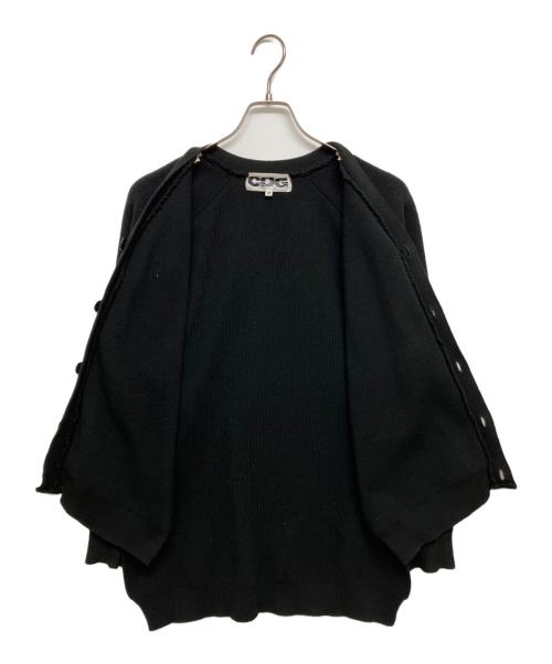 CDG（シーディージー）CDG (シーディージー) CDG OUTSIDED SEAM CARDIGAN　SZ-N008 ブラック サイズ:SIZE Mの古着・服飾アイテム