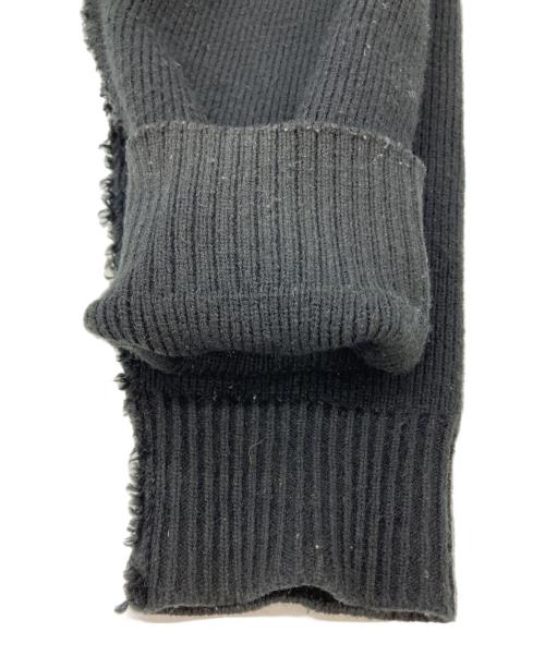 CDG（シーディージー）CDG (シーディージー) CDG OUTSIDED SEAM CARDIGAN　SZ-N008 ブラック サイズ:SIZE Mの古着・服飾アイテム