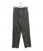 MARNIマルニ）の古着「ステッチ配色ウールパンツ　PUMU0156U3 UTW974」｜グレー