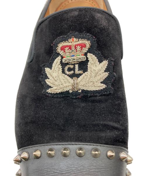Christian Louboutin（クリスチャン・ルブタン）Christian Louboutin (クリスチャン・ルブタン) スリッポン ブラック サイズ:SIZE44の古着・服飾アイテム