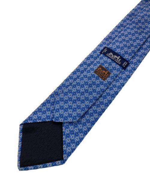 HERMES（エルメス）HERMES (エルメス) ネクタイ 65924OT ブルー サイズ:実寸参照の古着・服飾アイテム