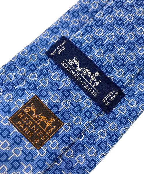 HERMES（エルメス）HERMES (エルメス) ネクタイ 65924OT ブルー サイズ:実寸参照の古着・服飾アイテム