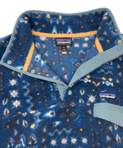 Patagonia SYNCHILLA（パタゴニア シンチラ）Patagonia SYNCHILLA (パタゴニア シンチラ) ライトウェイト・シンチラ・スナップT・プルオーバー 25551 ネイビー サイズ:XLの古着・服飾アイテム