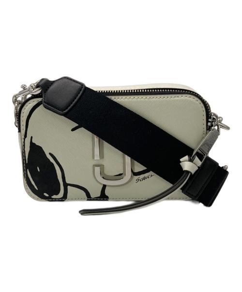 MARC JACOBS（マークジェイコブス）MARC JACOBS (マークジェイコブス) PEANUTS (ピーナッツ) ザスナップショット ショルダー カメラバッグ M0016815 ブラック×ホワイト サイズ:実寸参照の古着・服飾アイテム