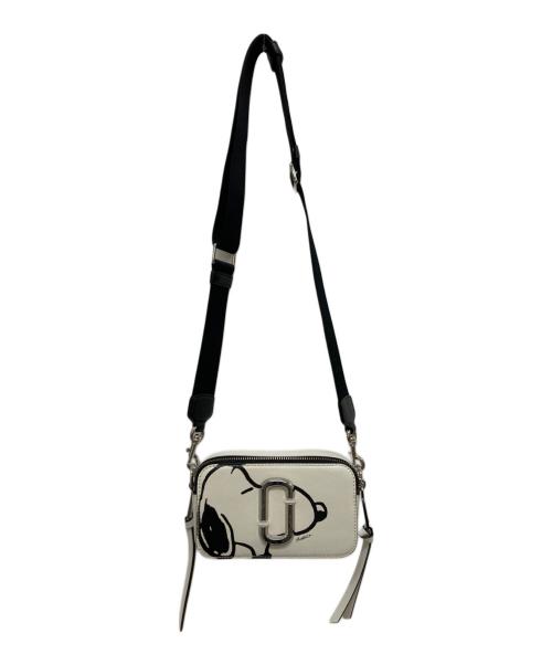 MARC JACOBS（マークジェイコブス）MARC JACOBS (マークジェイコブス) PEANUTS (ピーナッツ) ザスナップショット ショルダー カメラバッグ M0016815 ブラック×ホワイト サイズ:実寸参照の古着・服飾アイテム
