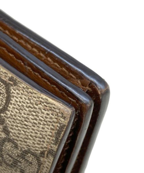 GUCCI（グッチ）GUCCI (グッチ) ハートモチーフウォレット　648848 ベージュ・ブラウン サイズ:実寸サイズを参照くださいの古着・服飾アイテム