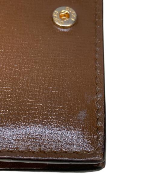 GUCCI（グッチ）GUCCI (グッチ) ハートモチーフウォレット　648848 ベージュ・ブラウン サイズ:実寸サイズを参照くださいの古着・服飾アイテム