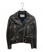 Acne studiosアクネ ストゥディオズ）の古着「ライダースジャケット」｜ブラック