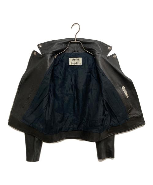 Acne studios（アクネ ストゥディオズ）Acne studios (アクネ ストゥディオズ) ライダースジャケット ブラック サイズ:SIZE34の古着・服飾アイテム