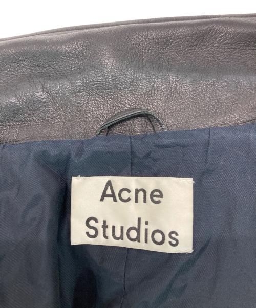 Acne studios（アクネ ストゥディオズ）Acne studios (アクネ ストゥディオズ) ライダースジャケット ブラック サイズ:SIZE34の古着・服飾アイテム
