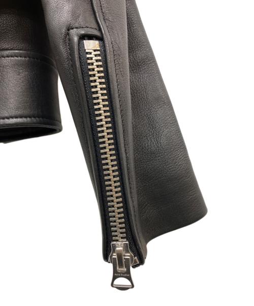 Acne studios（アクネ ストゥディオズ）Acne studios (アクネ ストゥディオズ) ライダースジャケット ブラック サイズ:SIZE34の古着・服飾アイテム