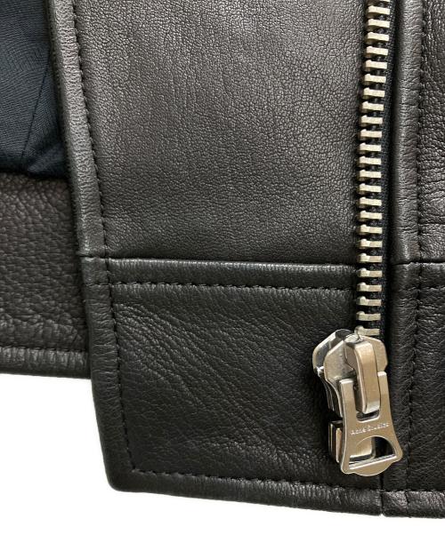 Acne studios（アクネ ストゥディオズ）Acne studios (アクネ ストゥディオズ) ライダースジャケット ブラック サイズ:SIZE34の古着・服飾アイテム
