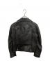 Acne studios (アクネ ストゥディオズ) ライダースジャケット ブラック サイズ:SIZE34：25000円