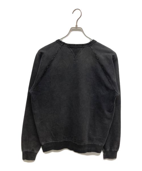 RRL（ダブルアールエル）RRL (ダブルアールエル) ガーメントダイド フレンチ テリー スウェットシャツ ブラック サイズ:Sの古着・服飾アイテム