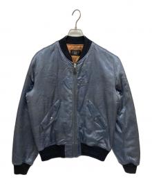 RRL（ダブルアールエル）の古着「エンブロイダリーボンバージャケット 782P05094001」｜ネイビー