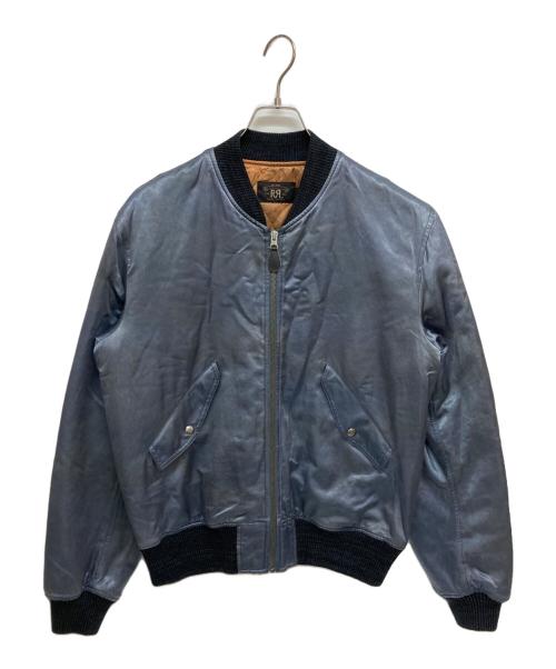 RRL（ダブルアールエル）RRL (ダブルアールエル) エンブロイダリーボンバージャケット 782P05094001 ネイビー サイズ:Mの古着・服飾アイテム