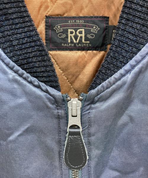 RRL（ダブルアールエル）RRL (ダブルアールエル) エンブロイダリーボンバージャケット 782P05094001 ネイビー サイズ:Mの古着・服飾アイテム