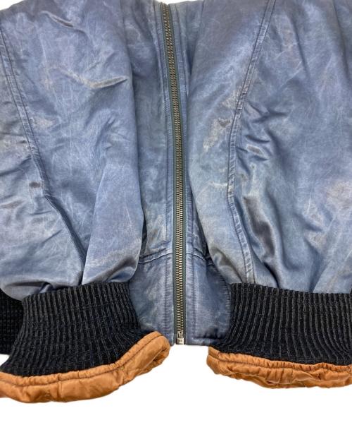 RRL（ダブルアールエル）RRL (ダブルアールエル) エンブロイダリーボンバージャケット 782P05094001 ネイビー サイズ:Mの古着・服飾アイテム