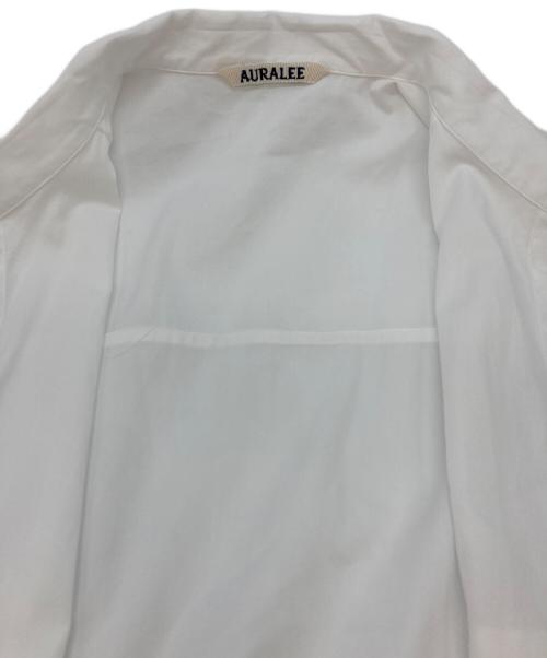 AURALEE（オーラリー）AURALEE (オーラリー) WASHED FINX TWILL BIG SHIRT A25SS02TN ホワイト サイズ:SIZE3の古着・服飾アイテム