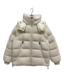 mackage（マッカージュ）の古着「ボアダウンジャケット  11332246-3A」｜ホワイト