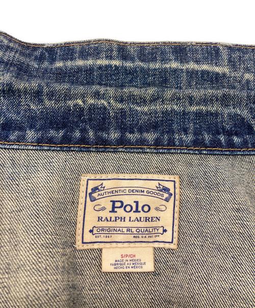 POLO RALPH LAUREN（ポロ・ラルフローレン）POLO RALPH LAUREN (ポロ・ラルフローレン) デニムジャケット　710673235001 インディゴ サイズ:SIZE Sの古着・服飾アイテム
