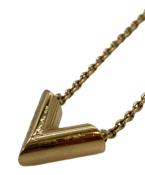LOUIS VUITTON（ルイ ヴィトン）LOUIS VUITTON (ルイ ヴィトン) エッセンシャルV ネックレス　M61083 ゴールド サイズ:実寸参照の古着・服飾アイテム