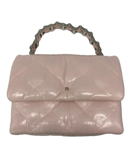 ALEXANDER WANG（アレキサンダー・ワン）ALEXANDER WANG (アレキサンダー・ワン) Halo Flap Crossbody Bag/ショルダーバッグ ピンク サイズ:実寸参照の古着・服飾アイテム