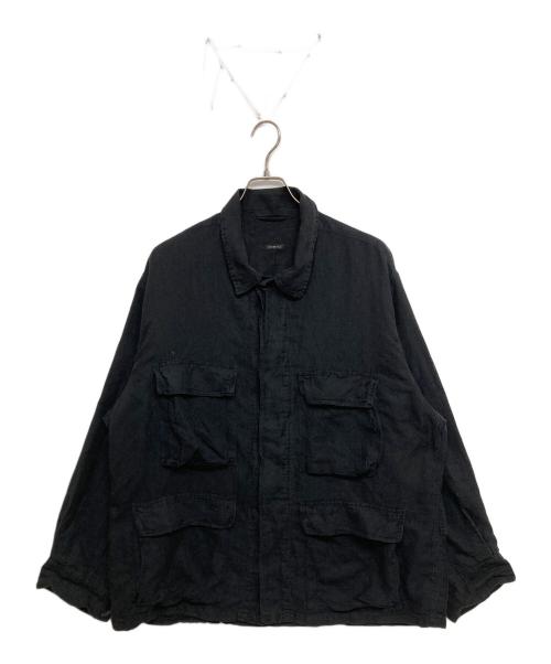 COMOLI（コモリ）COMOLI (コモリ) シルクコットン B.D.Uジャケット　D01-01013 ブラック サイズ:SIZE2の古着・服飾アイテム