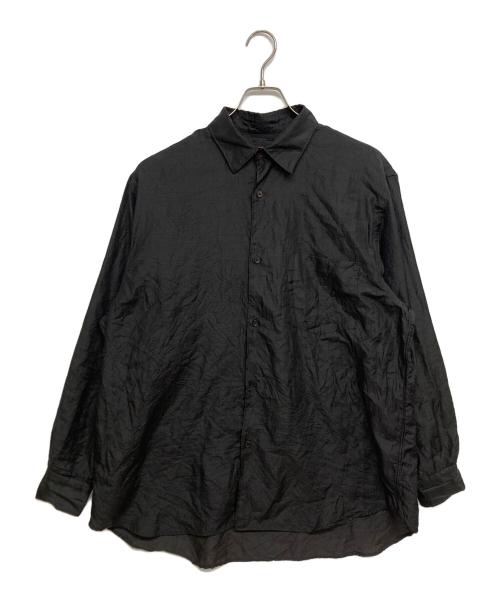 COMOLI（コモリ）COMOLI (コモリ) ウールシルク コモリシャツ　D01-02017 ブラック サイズ:SIZE4の古着・服飾アイテム