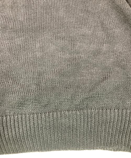 COMOLI（コモリ）COMOLI (コモリ) リネン クルーネックニット　D01-06014 ブラック サイズ:SIZE3の古着・服飾アイテム