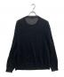 COMOLI (コモリ) リネン クルーネックニット　D01-06014 ブラック サイズ:SIZE3：50000円