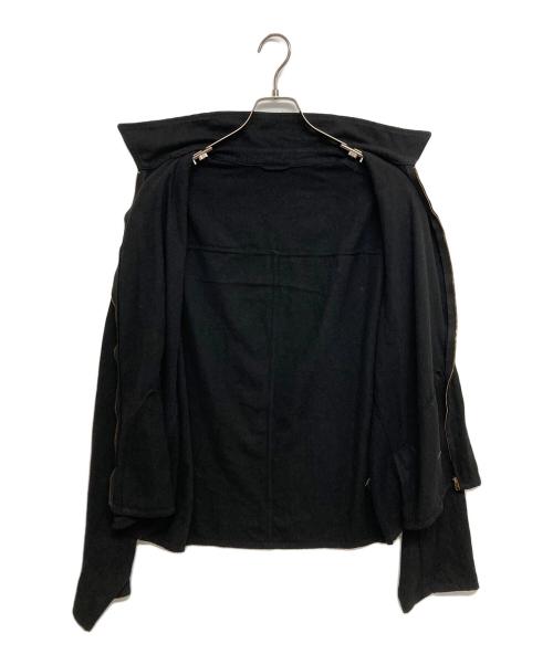 COMOLI（コモリ）COMOLI (コモリ) シルクネップ ジップショートジャケット D01-01007 ブラック サイズ:SIZE3の古着・服飾アイテム