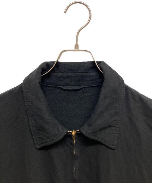 COMOLI（コモリ）COMOLI (コモリ) シルクネップ ジップショートジャケット D01-01007 ブラック サイズ:SIZE3の古着・服飾アイテム