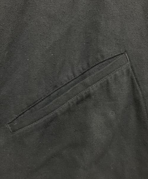 COMOLI（コモリ）COMOLI (コモリ) シルクネップ ジップショートジャケット D01-01007 ブラック サイズ:SIZE3の古着・服飾アイテム