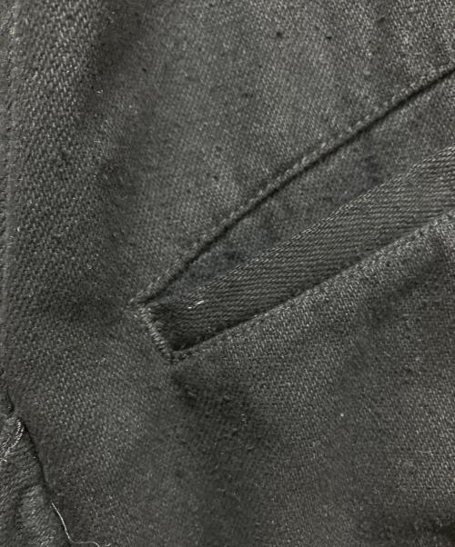 COMOLI（コモリ）COMOLI (コモリ) シルクネップ ジップショートジャケット D01-01007 ブラック サイズ:SIZE3の古着・服飾アイテム