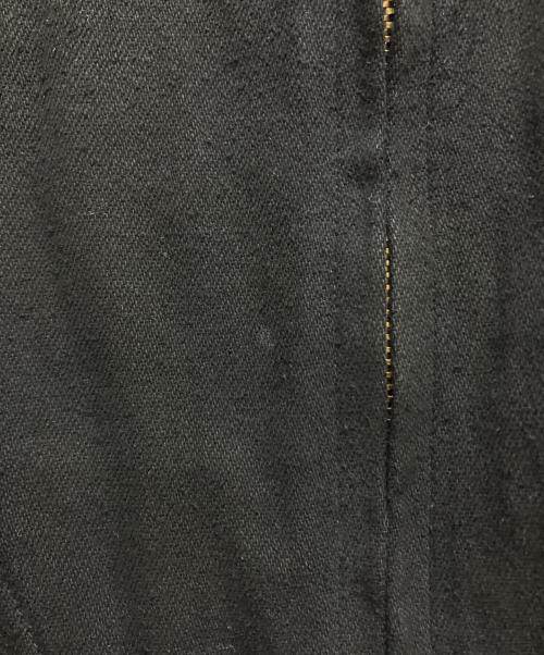 COMOLI（コモリ）COMOLI (コモリ) シルクネップ ジップショートジャケット D01-01007 ブラック サイズ:SIZE3の古着・服飾アイテム
