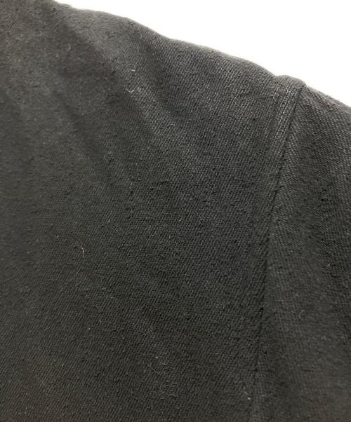 COMOLI（コモリ）COMOLI (コモリ) シルクネップ ジップショートジャケット D01-01007 ブラック サイズ:SIZE3の古着・服飾アイテム