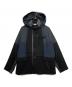 sacai（サカイ）の古着「Wool Melton Jacket 再構築 ドッキングウールメルトンジャケット 21-02617M」｜ネイビー