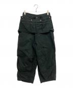 Needlesニードルズ）の古着「11オンス オックスフォード エプロン ヒザデルパンツ H.D. Pant - Apron / 11oz Cotton Oxford　PU194」｜ブラック
