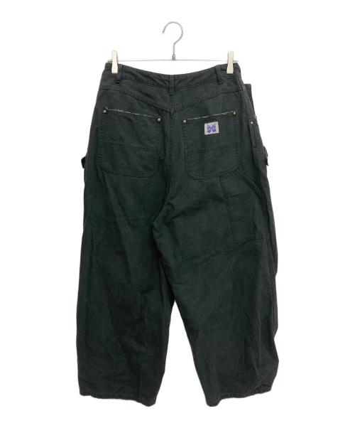 Needles（ニードルズ）Needles (ニードルズ) 11オンス オックスフォード エプロン ヒザデルパンツ H.D. Pant - Apron / 11oz Cotton Oxford　PU194 ブラック サイズ:SIZE XSの古着・服飾アイテム