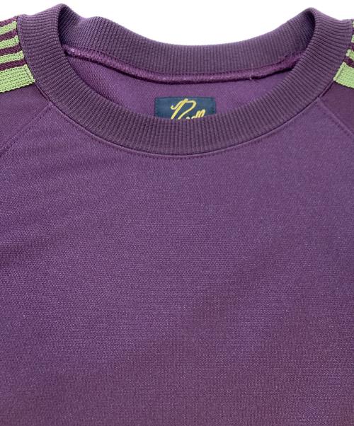 Needles（ニードルズ）Needles (ニードルズ) TRACK CREW NECK SHIRT J0214 パープル サイズ:XSの古着・服飾アイテム
