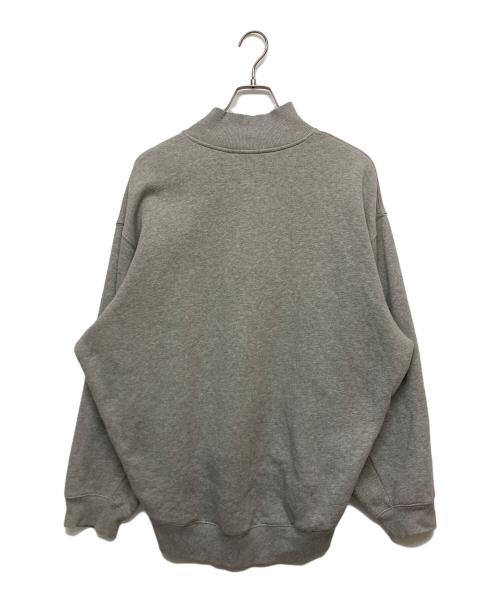 Acne studios（アクネ ストゥディオズ）Acne studios (アクネ ストゥディオズ) ハイネックオーバーサイズスウェット　beta flock paw14 グレー サイズ:SIZE XSの古着・服飾アイテム