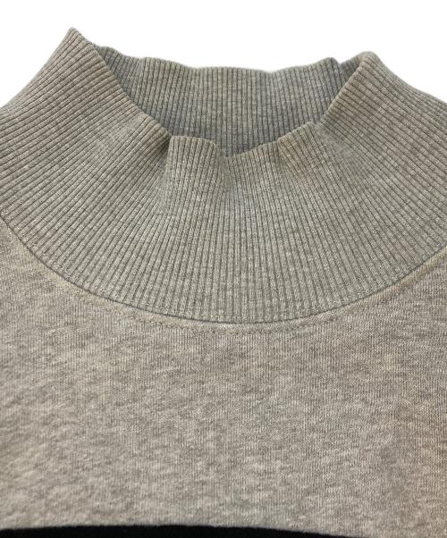 Acne studios（アクネ ストゥディオズ）Acne studios (アクネ ストゥディオズ) ハイネックオーバーサイズスウェット　beta flock paw14 グレー サイズ:SIZE XSの古着・服飾アイテム